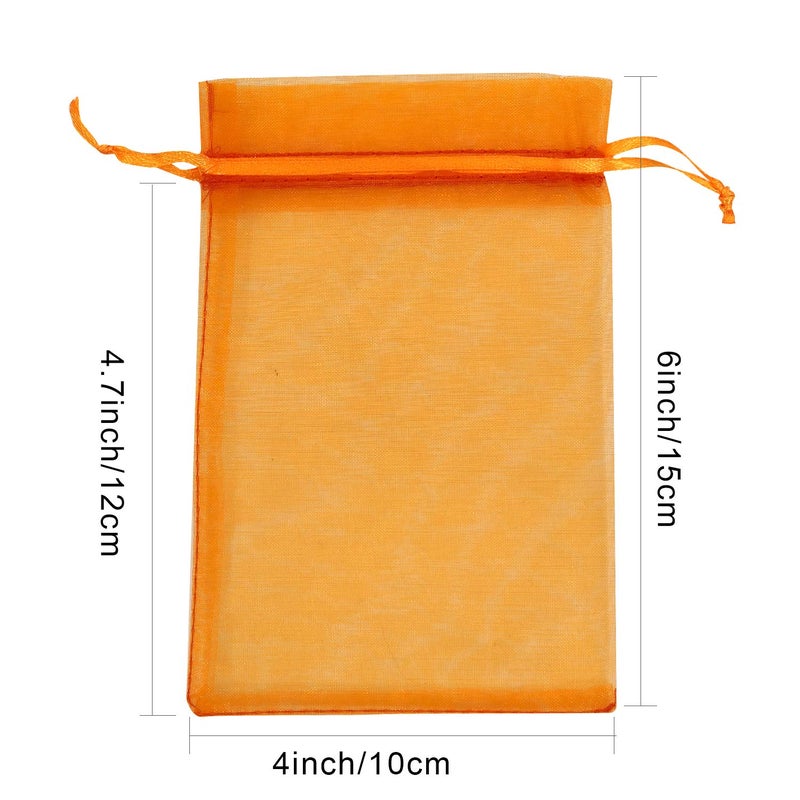 SumDirect 240pcs 4x6 Inch Organza Bags, 20 Colors Sheer Drawstring Gift Bags,Jewelry Pouches Wedding Party Christmas Favor Gift Bags - Image 2